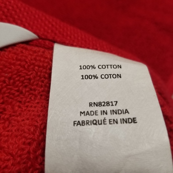 Lacoste Bath Towel Lot of 4 30" x 52" Match Cotton - Picture 6 of 6